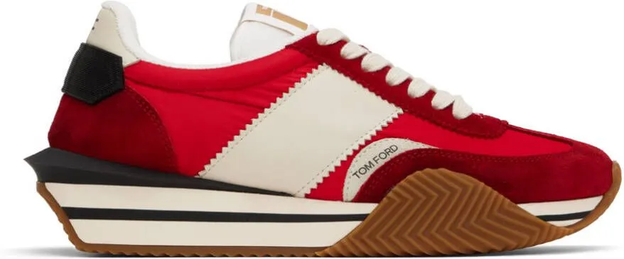 TOM FORD Red James Sneakers