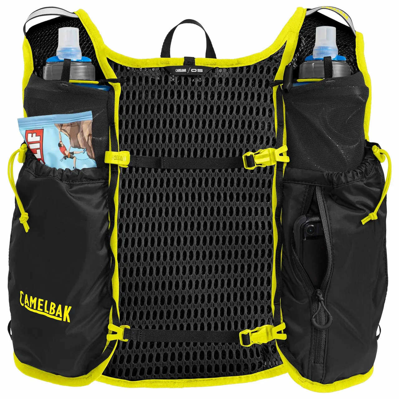 Trail Run Vest 7L Vest With 2 X 500ml  Quick Stow Flasks