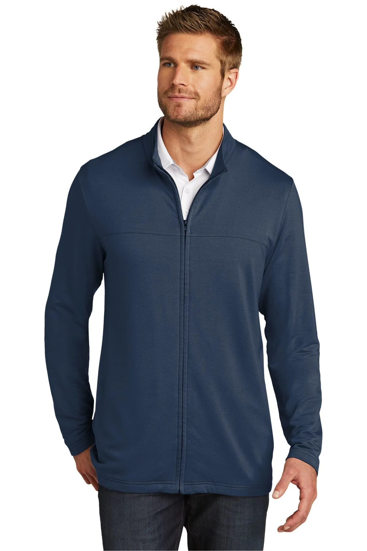 TravisMathew Newport Full-Zip Fleece TM1MU420 Blue Nights