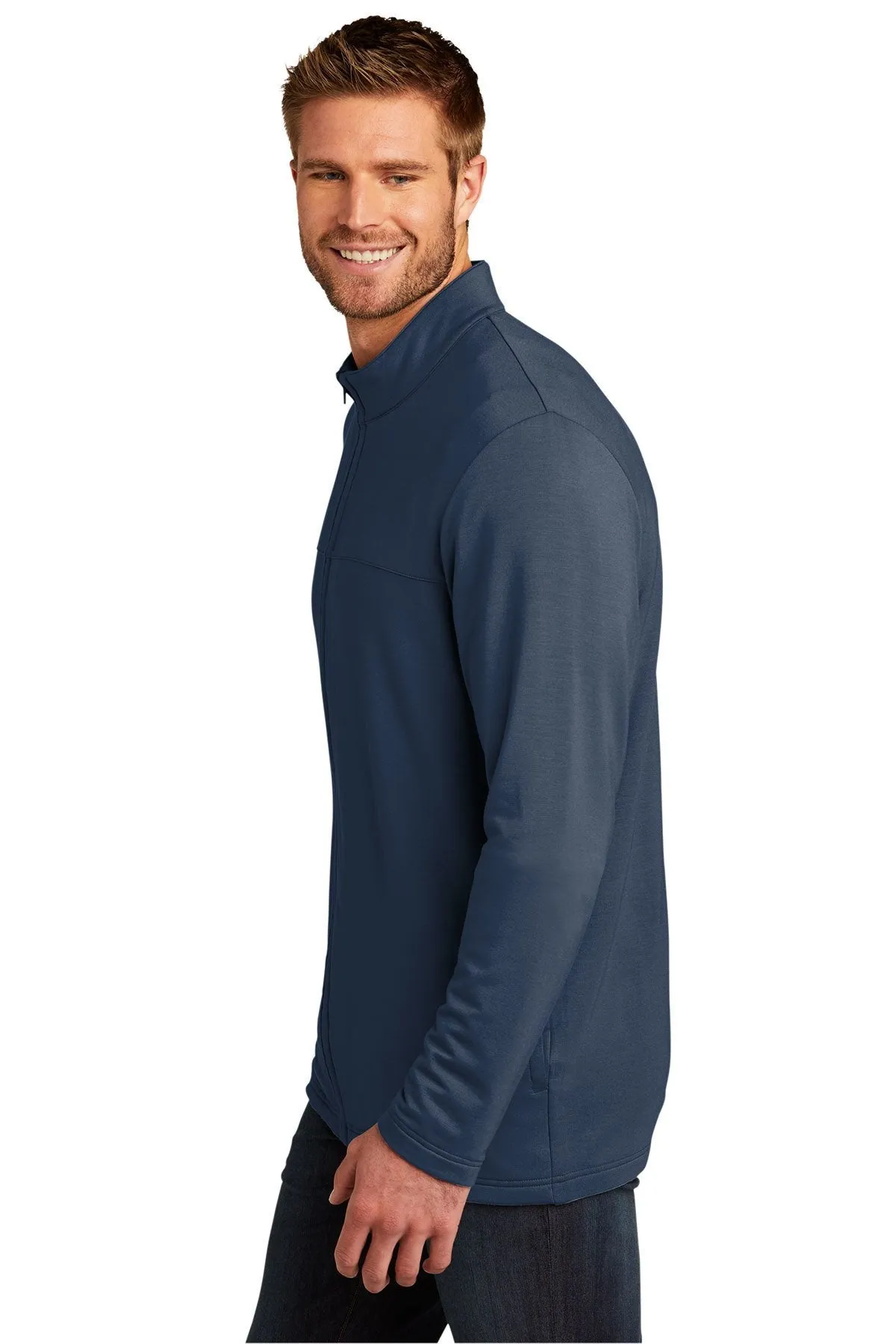 TravisMathew Newport Full-Zip Fleece TM1MU420 Blue Nights