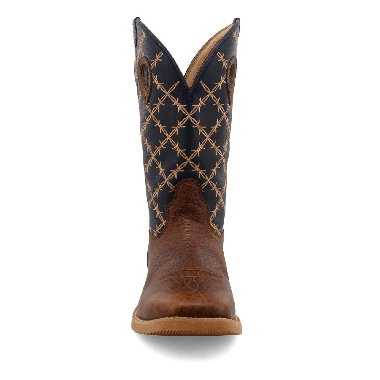 Twisted X Men's 12" Tech Boot - Rustic Brown / Navy