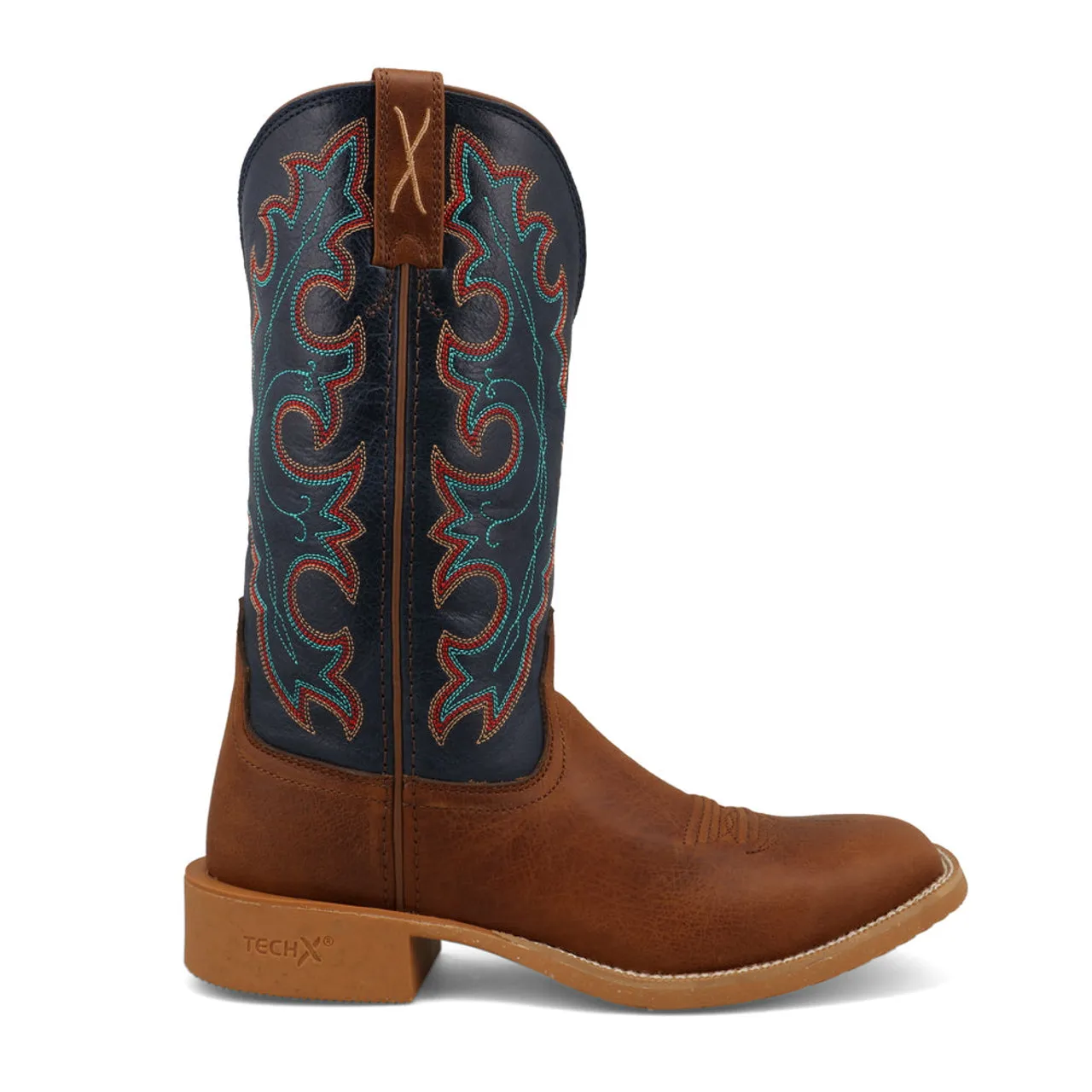 Twisted X Women's 11" Tech X Boot - Roasted Pecan / Navy