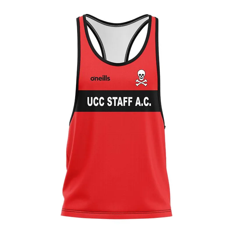 UCC Staff Athletic Club Printed Athletics Vest Red