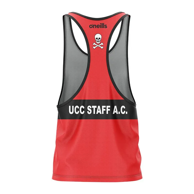 UCC Staff Athletic Club Printed Athletics Vest Red