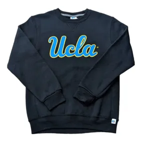 UCLA Script Fleece Youth Black Crew