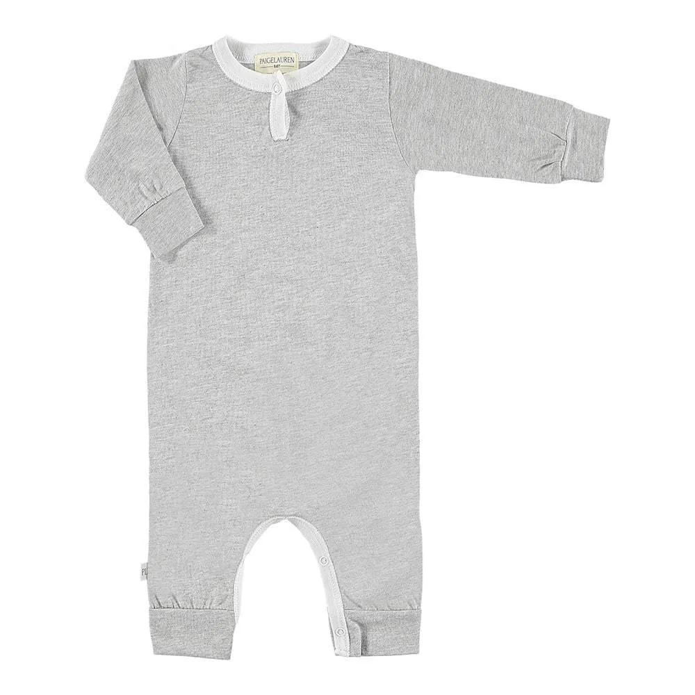 Ultra Light Heathered Jersey Romper