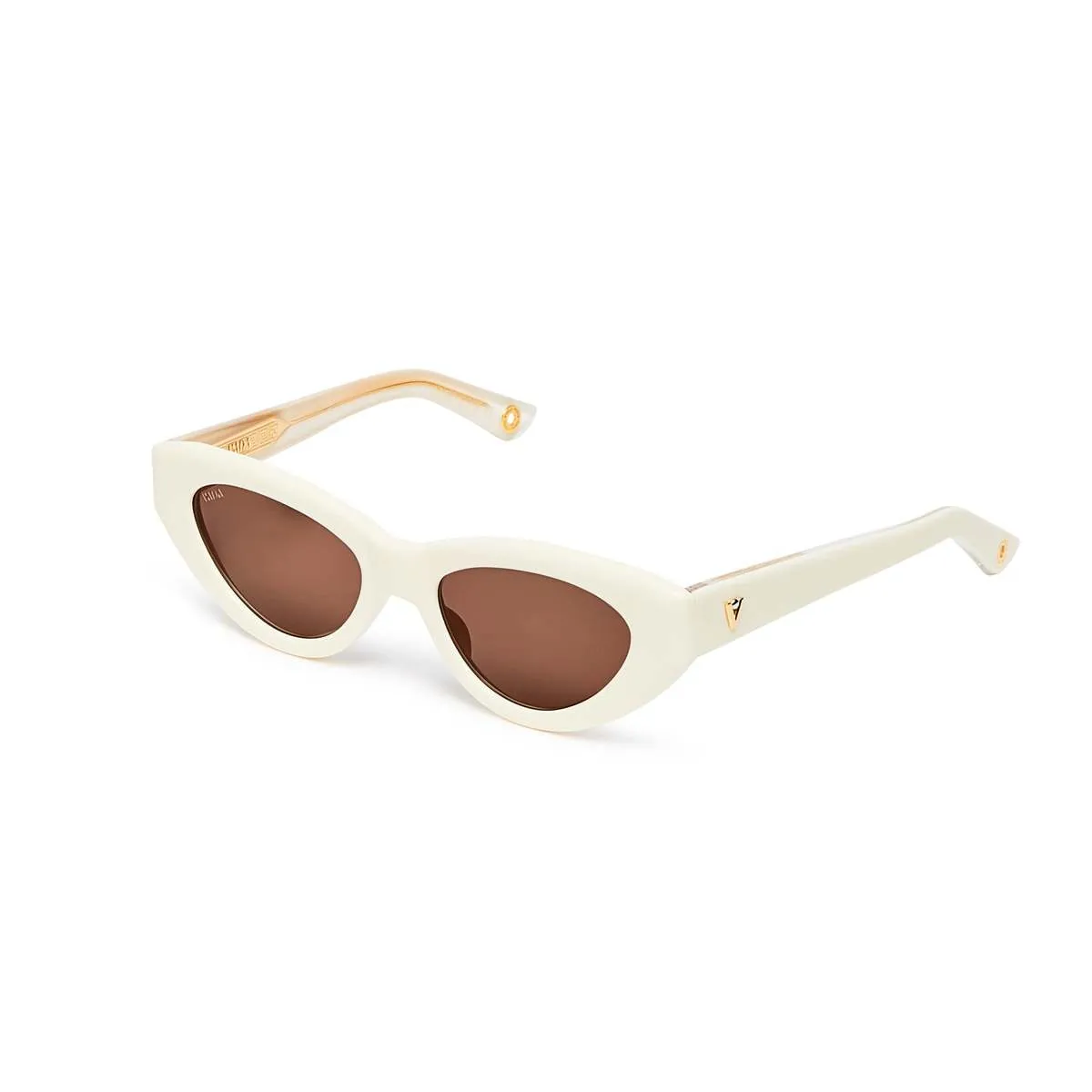 Vada Catfish Sunglasses - Milk