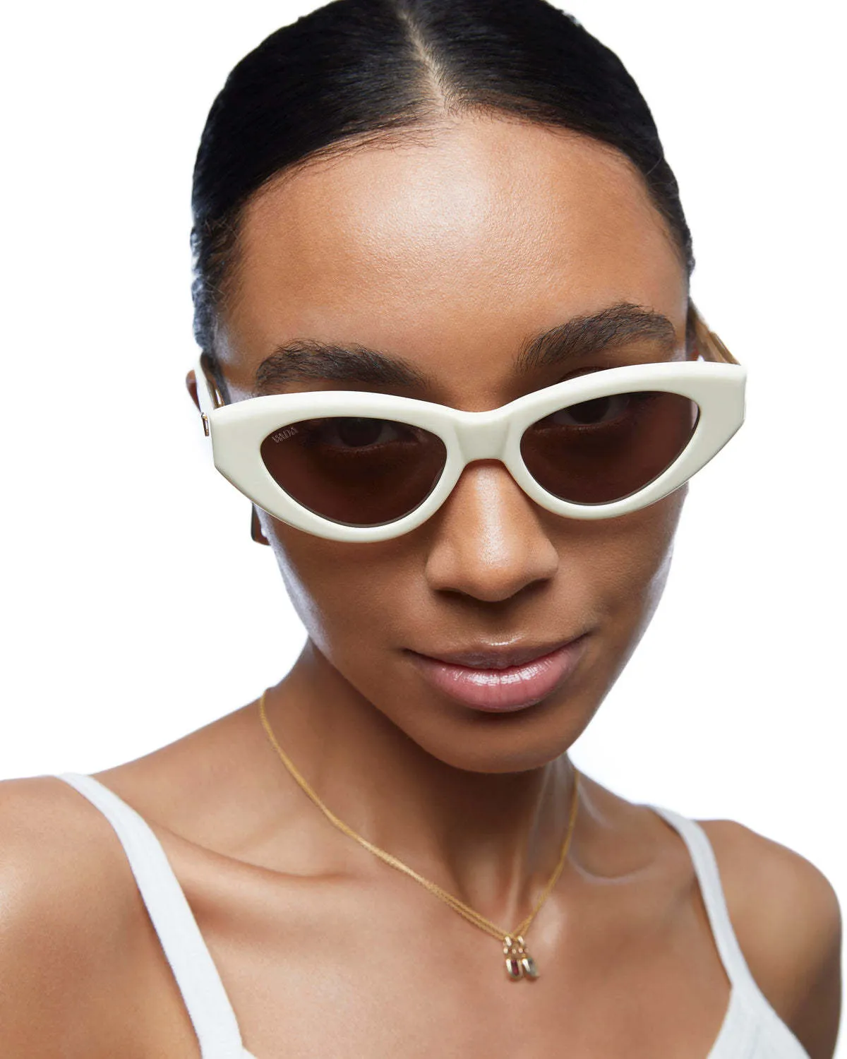 Vada Catfish Sunglasses - Milk