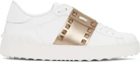 Valentino Garavani White Rockstud Untitled Sneakers