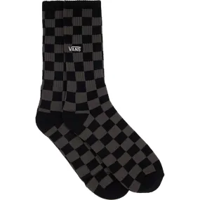 Vans Checkerboard Crew II Socks - Black/Charcoal