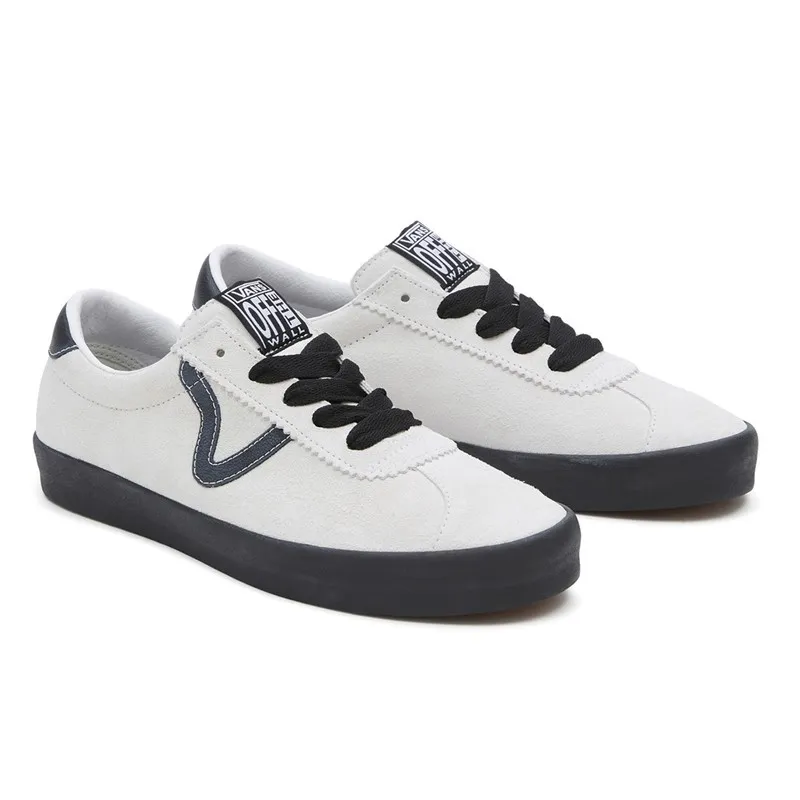 Vans Sport Low Suede Trainers White/Black