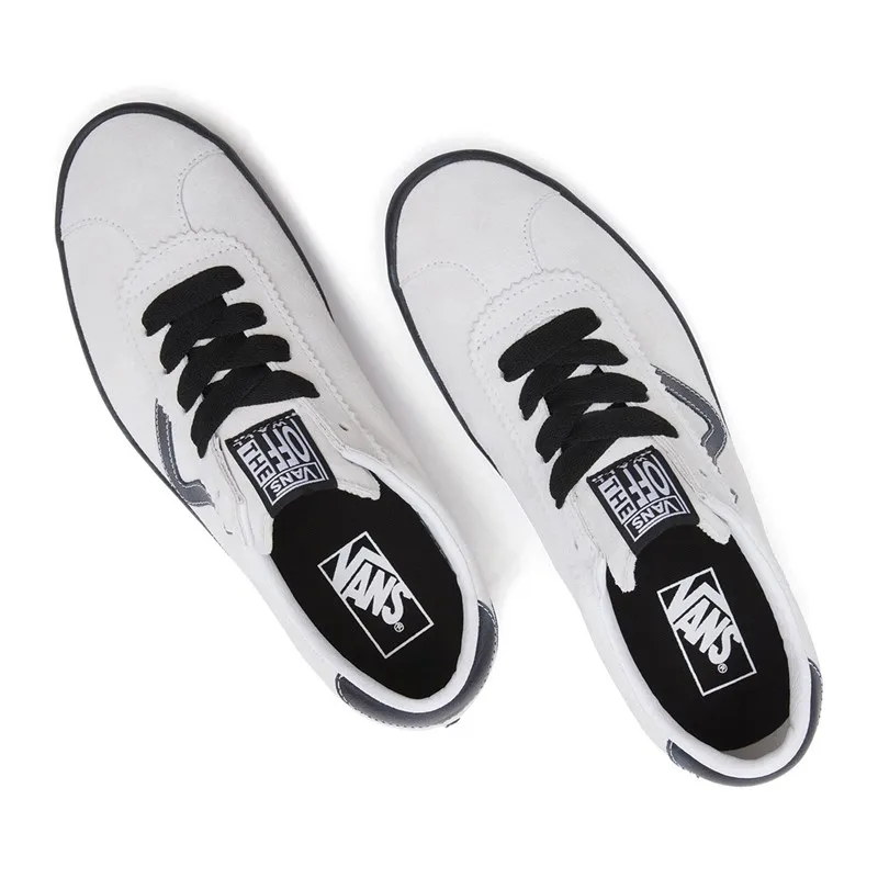 Vans Sport Low Suede Trainers White/Black