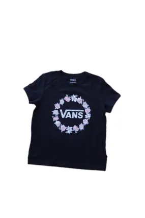 Vans Womans Floral Four T-Shirt - Black