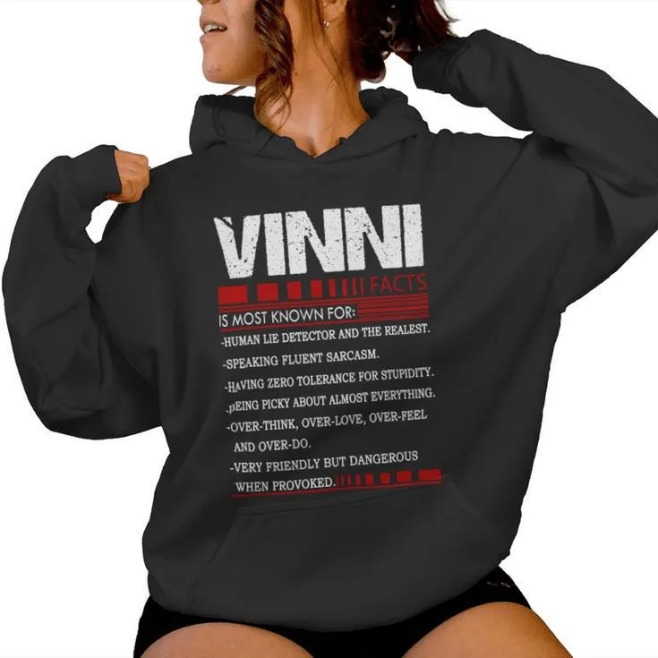 Vinni Name Facts Last Name Vinni Name Facts Family Name Women Hoodie