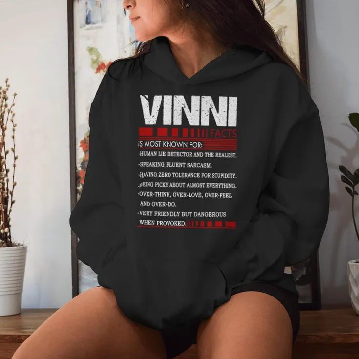 Vinni Name Facts Last Name Vinni Name Facts Family Name Women Hoodie