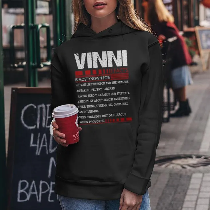 Vinni Name Facts Last Name Vinni Name Facts Family Name Women Hoodie