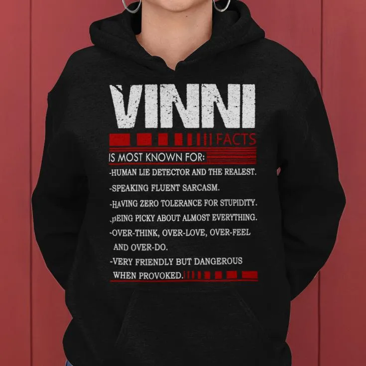 Vinni Name Facts Last Name Vinni Name Facts Family Name Women Hoodie