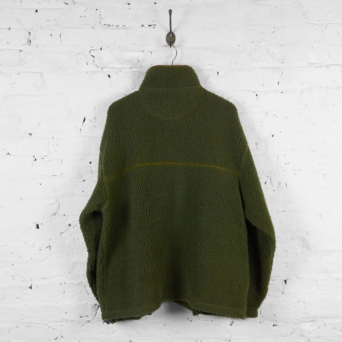 Vintage Fred Perry Teddy Bear Fleece - Khaki - XL