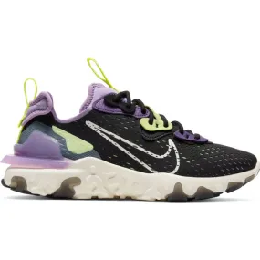 W NIKE REACT VISION BLACK/SAIL-DK SMOKE GREY-GRAVITY PURPLE