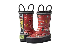 Western Chief Kids Fire Truck Rescue Tread Loop Boot (Toddler/Little Kid/Big Kid)