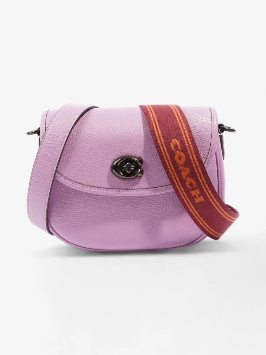 Willow Saddle Bag Lilac Leather