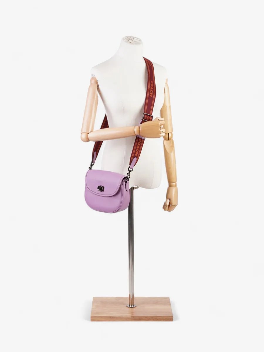 Willow Saddle Bag Lilac Leather