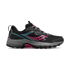 Women's Saucony Excursion TR16 Color: Black | Fuchsia (WIDE WIDTH)