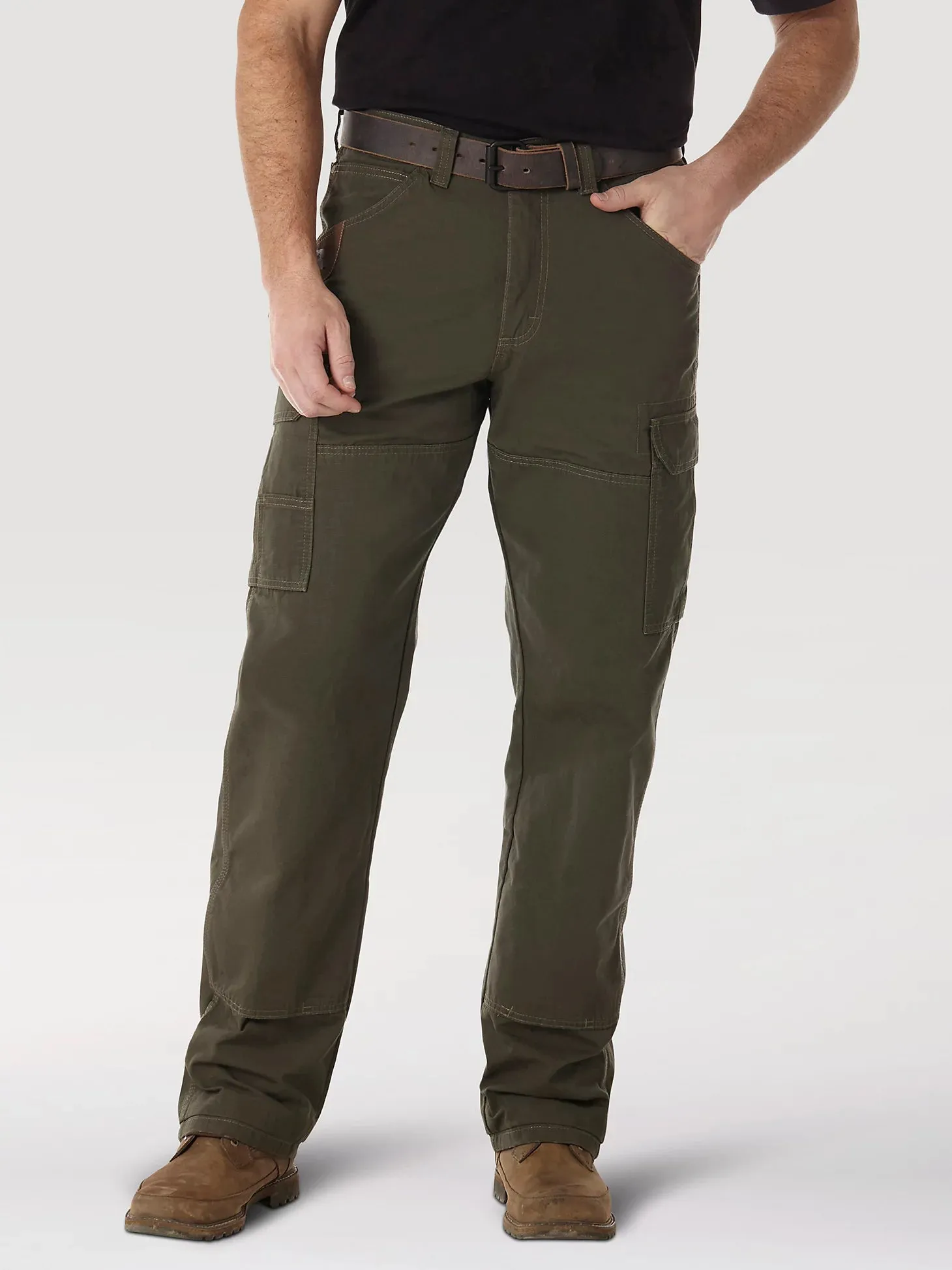 WRANGLER RIGGS WORKWEAR RIPSTOP RANGER CARGO PANT IN LODEN SIZE 38X32