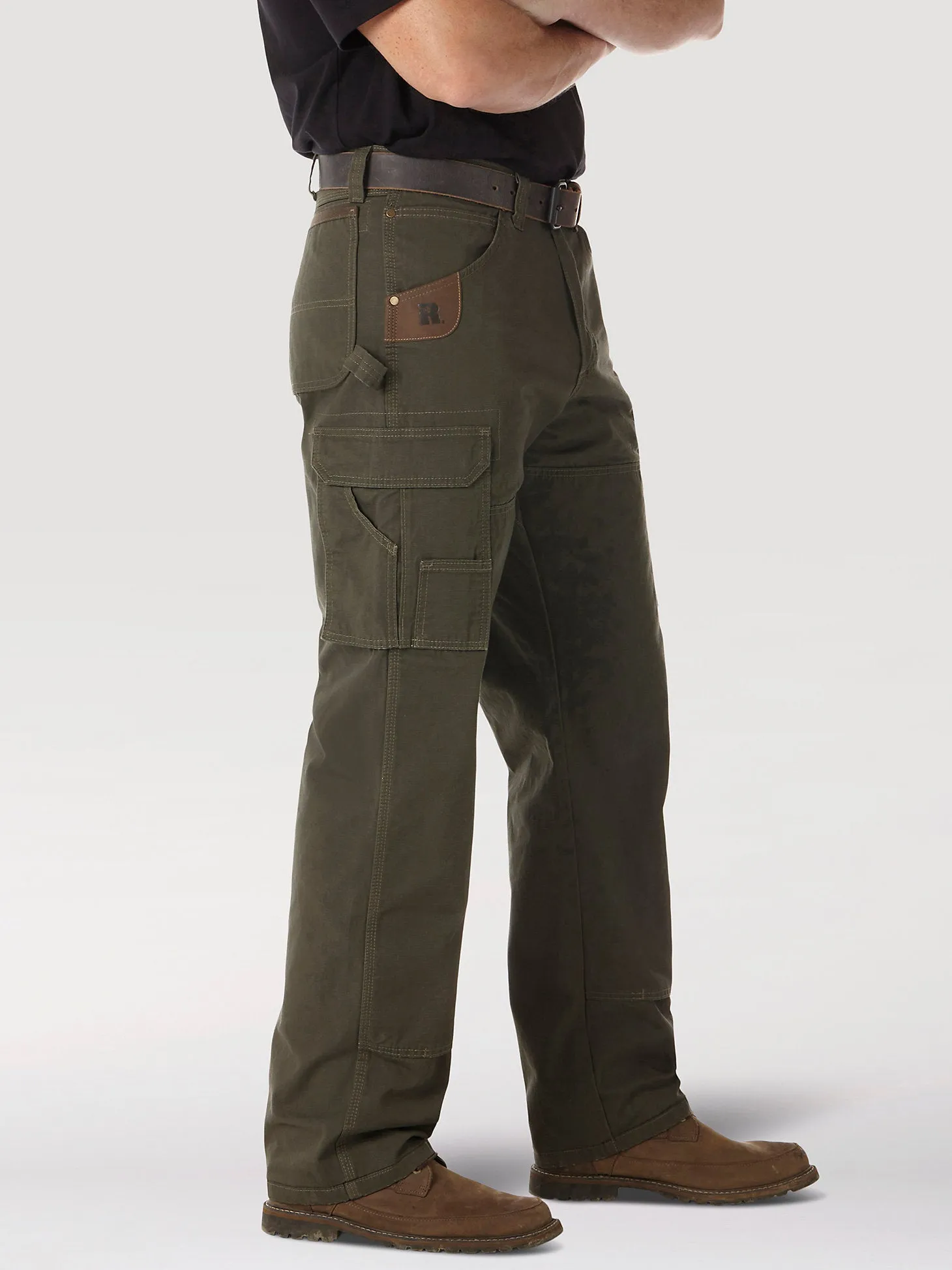 WRANGLER RIGGS WORKWEAR RIPSTOP RANGER CARGO PANT IN LODEN SIZE 38X32