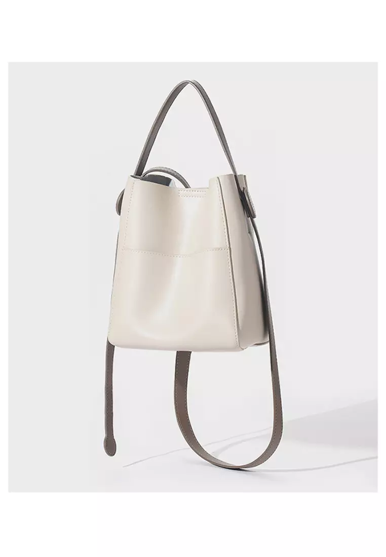 ZITIQUE High-end leather bucket bag